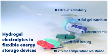 Graphical abstract: Recent advances of hydrogel electrolytes in flexible energy storage devices