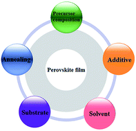 Graphical abstract: Exploring the film growth in perovskite solar cells