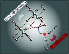 Graphical abstract: Chirality control in white-light emitting 2D perovskites