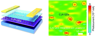 Graphical abstract: High-performance near-infrared photodetectors based on C3N quantum dots integrated with single-crystal graphene