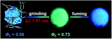 Graphical abstract: High-contrast mechanochromic fluorescence from a highly solid-state emissive 2-(dimesitylboryl)phenyl-substituted [2.2]paracyclophane