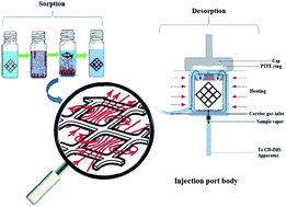 Graphical abstract: Self-rotating stir mesh screen sorptive extraction for analyzing chlorpyrifos by ion mobility spectrometry