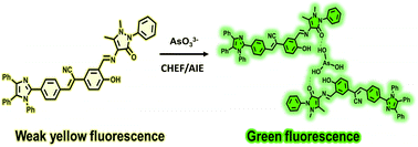 Graphical abstract: Highly selective and sensitive detection of arsenite ions(iii) using a novel tetraphenylimidazole-based probe