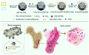 Graphical abstract: A bone-targeting drug delivery vehicle of a metal–organic framework conjugate with zoledronate combined with photothermal therapy for tumor inhibition in cancer bone metastasis