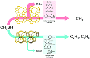 Graphical abstract: Selective methanethiol-to-olefins conversion over HSSZ-13 zeolite