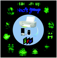 Graphical abstract: Nanoemulsion fluorescent inks for anti-counterfeiting encryption with dual-mode, full-color, and long-term stability