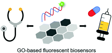 Graphical abstract: Graphene oxide-based fluorescent biosensors and their biomedical applications in diagnosis and drug discovery