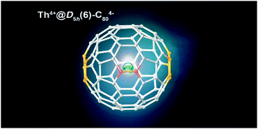 Graphical abstract: Th@D5h(6)-C80: a highly symmetric fullerene cage stabilized by a single metal ion
