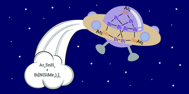 Graphical abstract: From organotin hydrides to heteronuclear main group metal compounds: isolation of the first neutral bismuth/tin clusters