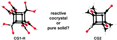 Graphical abstract: Cubane-forming cyclic dienes that exhibit orthogonal reactivities in the solid state