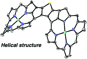 Graphical abstract: Synthesis of thiophene-fused porphyrin dimers as effective π-extended helical chromophores