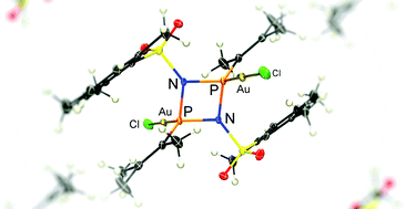 Graphical abstract: Au(i)-mediated N2-elimination from triazaphospholes: a one-pot synthesis of novel N2P2-heterocycles