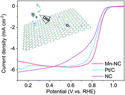 Graphical abstract: Engineering Mn atomic sites in multi-dimensional nitrogen-doped carbon for highly efficient oxygen reduction reaction