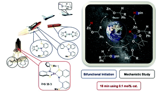 Graphical abstract: SNS ligand-assisted catalyst activation in Zn-catalysed carbonyl hydroboration