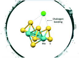 Graphical abstract: Trinuclear molybdenum clusters with sulfide bridges as potential anionic receptors via chalcogen bonding