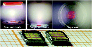 Graphical abstract: The lateral outward growth of single-crystal diamonds by two different structures of microwave plasma reactor