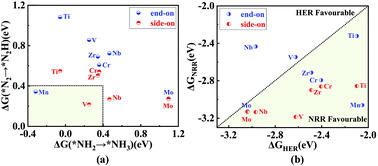 Graphical abstract: Density functional theory study of transition metal single-atoms anchored on graphyne as efficient electrocatalysts for the nitrogen reduction reaction