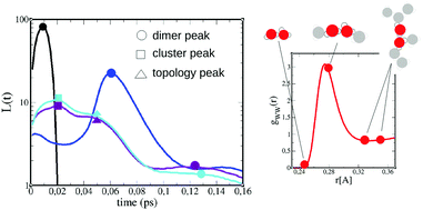 Graphical abstract: Universal features in the lifetime distribution of clusters in hydrogen-bonding liquids