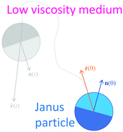 Graphical abstract: Active Brownian particle in homogeneous media of different viscosities: numerical simulations