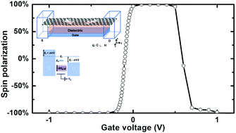 Graphical abstract: Electrically controlled spin reversal and spin polarization of electronic transport in nanoporous graphene nanoribbons