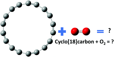 Graphical abstract: Reaction mechanisms of cyclo[18]carbon and triplet oxygen