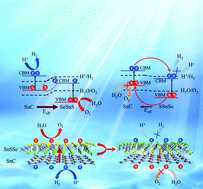Graphical abstract: Design of a noble-metal-free direct Z-scheme photocatalyst for overall water splitting based on a SnC/SnSSe van der Waals heterostructure