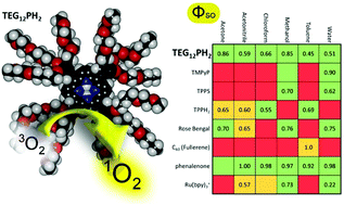 Graphical abstract: Nonionic omnisoluble photosensitizer reference material for the estimation of singlet oxygen quantum yield