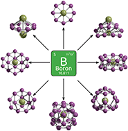 Graphical abstract: Structural transformations in boron clusters induced by metal doping