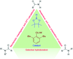 Graphical abstract: Lithium compound catalyzed deoxygenative hydroboration of primary, secondary and tertiary amides