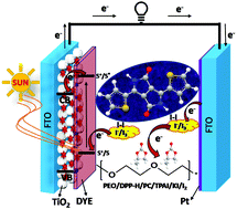 Graphical abstract: Tuning up the photovoltaic performances upon the utility of diketopyrrolopyrrole in PEO-based gel polymer electrolytes