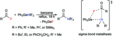 Graphical abstract: Direct amidation of acid fluorides using germanium amides