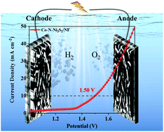 Graphical abstract: Cobalt and nitrogen co-doped Ni3S2 nanoflowers on nickel foam as high-efficiency electrocatalysts for overall water splitting in alkaline media
