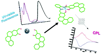 Graphical abstract: Schiff-base [4]helicene Zn(ii) complexes as chiral emitters