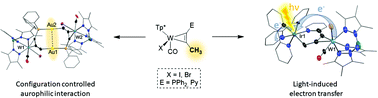 Graphical abstract: Development and application of redox-active cyclometallating ligands based on W(ii) alkyne complexes