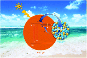 Graphical abstract: Construction of CdSe–AuPd quantum dot 0D/0D hybrid photocatalysts: charge transfer dynamic study with electrochemical analysis for improved photocatalytic activity