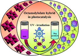 Graphical abstract: Modulation of photocatalytic properties through counter-ion substitution: tuning the bandgaps of aromatic sulfonium octamolybdates for efficient photo-degradation of rhodamine B