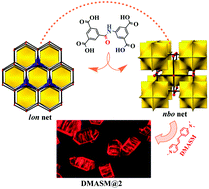 Graphical abstract: A dye encapsulated zinc-based metal–organic framework as a dual-emission sensor for highly sensitive detection of antibiotics