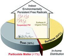 Graphical abstract: Environmentally persistent free radicals in indoor particulate matter, dust, and on surfaces