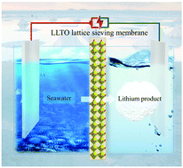 Graphical abstract: Continuous electrical pumping membrane process for seawater lithium mining