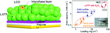 Graphical abstract: All solid thick oxide cathodes based on low temperature sintering for high energy solid batteries