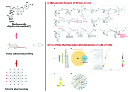 Graphical abstract: Dissection of the potential pharmacological function of neohesperidin dihydrochalcone – a food additive – by in vivo substances profiling and network pharmacology