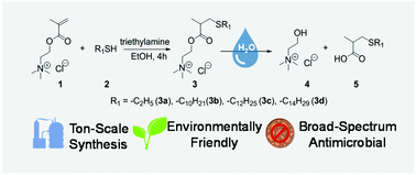 Graphical abstract: Design and production of environmentally degradable quaternary ammonium salts