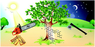 Graphical abstract: Non-plasmonic Ni nanoparticles catalyzed visible light selective hydrogenolysis of aryl ethers in lignin under mild conditions