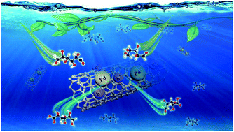 Graphical abstract: Highly selective oxidation of monosaccharides to sugar acids at room temperature over palladium supported on surface functionalized carbon nanotubes