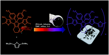 Graphical abstract: π-Conjugated stannole copolymers synthesised by a tin-selective Stille cross-coupling reaction