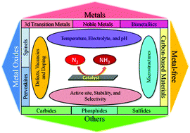 Graphical abstract: Recent progress in the development of electrocatalysts for the electrochemical N2 reduction reaction