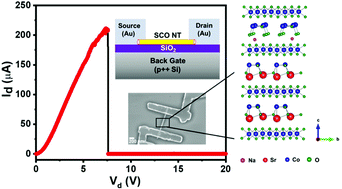 Graphical abstract: Strontium-deficient SrxCoO2–CoO2 nanotubes as a high ampacity and high conductivity material