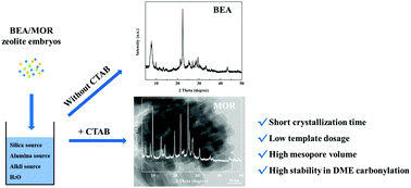 Graphical abstract: Novel synthesis and catalytic performance of hierarchical MOR