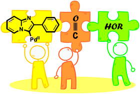 Graphical abstract: Palladium-catalyzed regioselective direct C–H bond alkoxycarbonylation of 2-arylimidazo[1,2-a]pyridines
