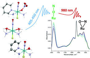 Graphical abstract: Nitrosyl linkage photoisomerization in heteroleptic fluoride ruthenium complexes derived from labile nitrate precursors